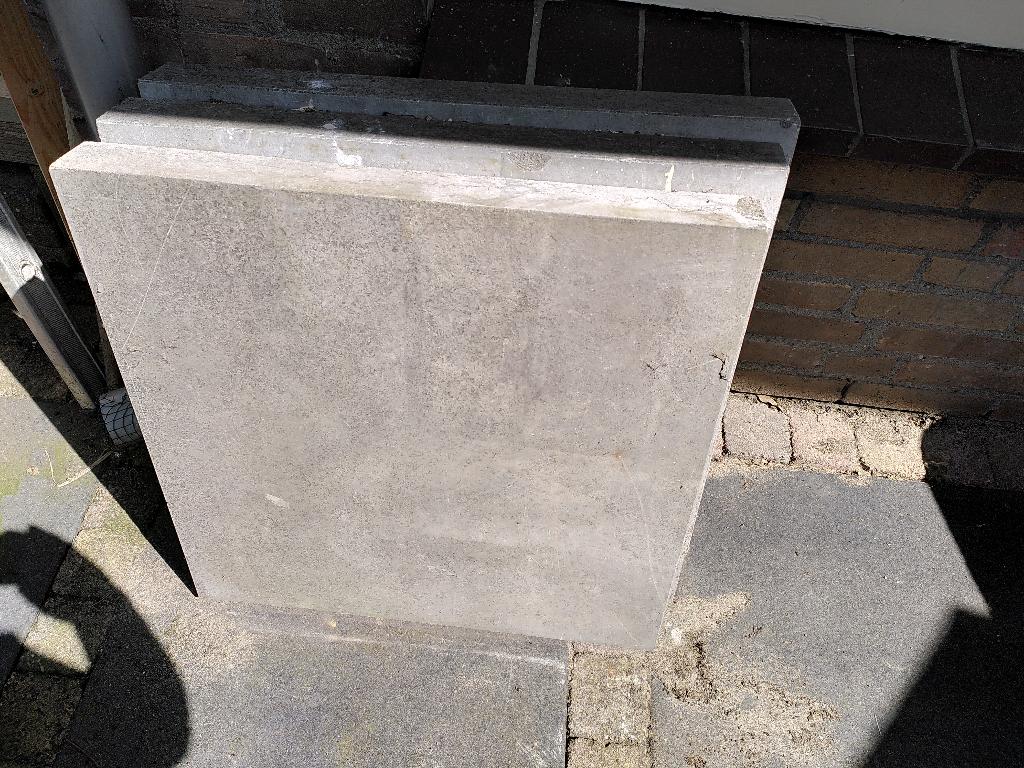 Hardstenen tegels, Ophalen, 60 cm of meer, Gebruikt, Hardsteen