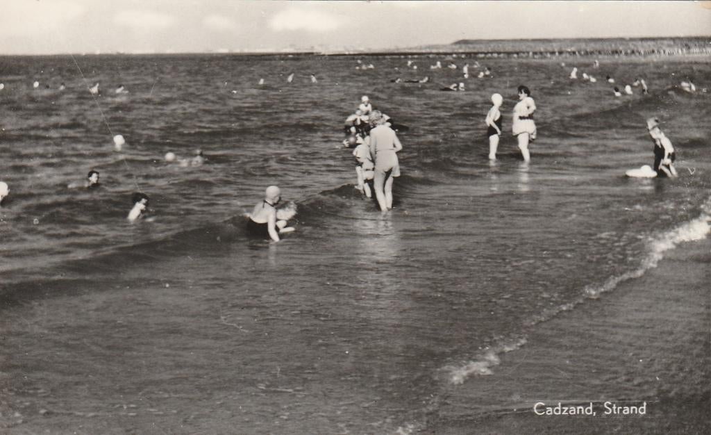 CADZAND Strand, Verzenden, 1960 tot 1980, Gelopen, Zeeland