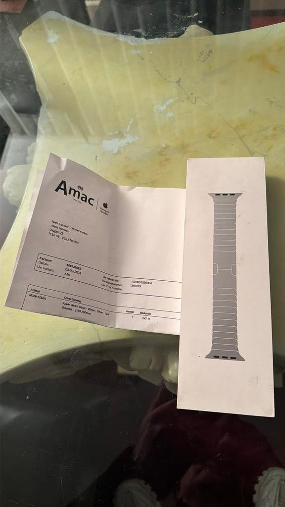 Apple watch schakelarmbamd NIEUW, Sieraden, Tassen en Uiterlijk, Smartwatches, Ophalen of Verzenden, Nieuw, Zilver, IOS