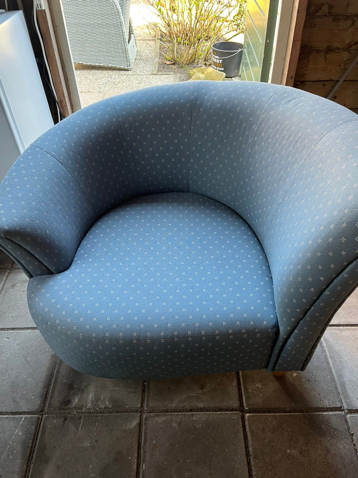 Fauteuil, Huis en Inrichting, Fauteuils, Ophalen, Zo goed als nieuw, Minder dan 75 cm, 50 tot 75 cm
