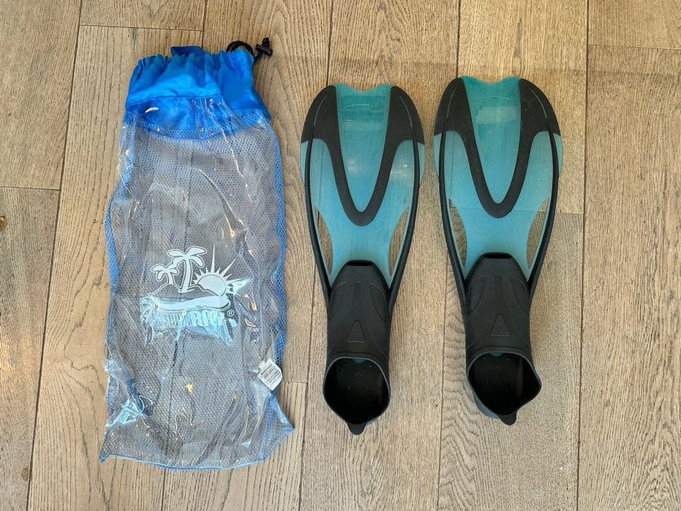 Zwemvinnen / Flippers maat 34/35, Ophalen of Verzenden, Gebruikt, Snorkelvinnen