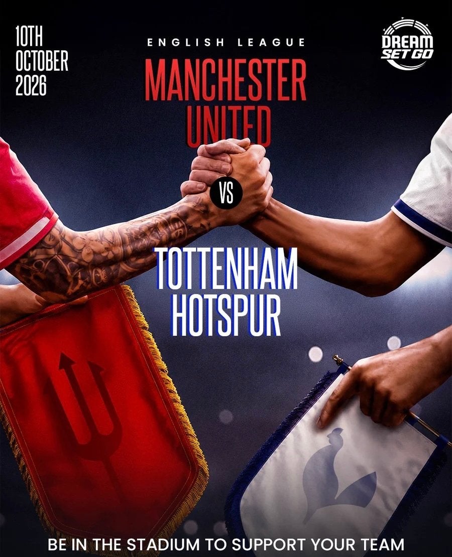 2 tickets Manchester United - Tottenham Hotspurs, Tickets en Kaartjes, Twee personen, Oktober