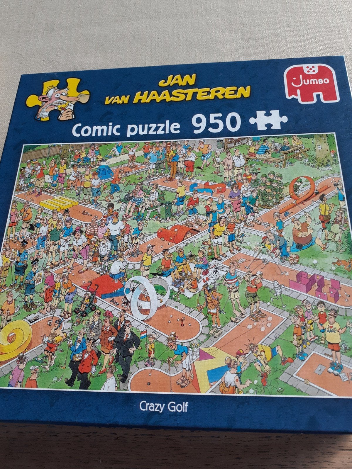 Jan van haasteren grazy golf, Ophalen
