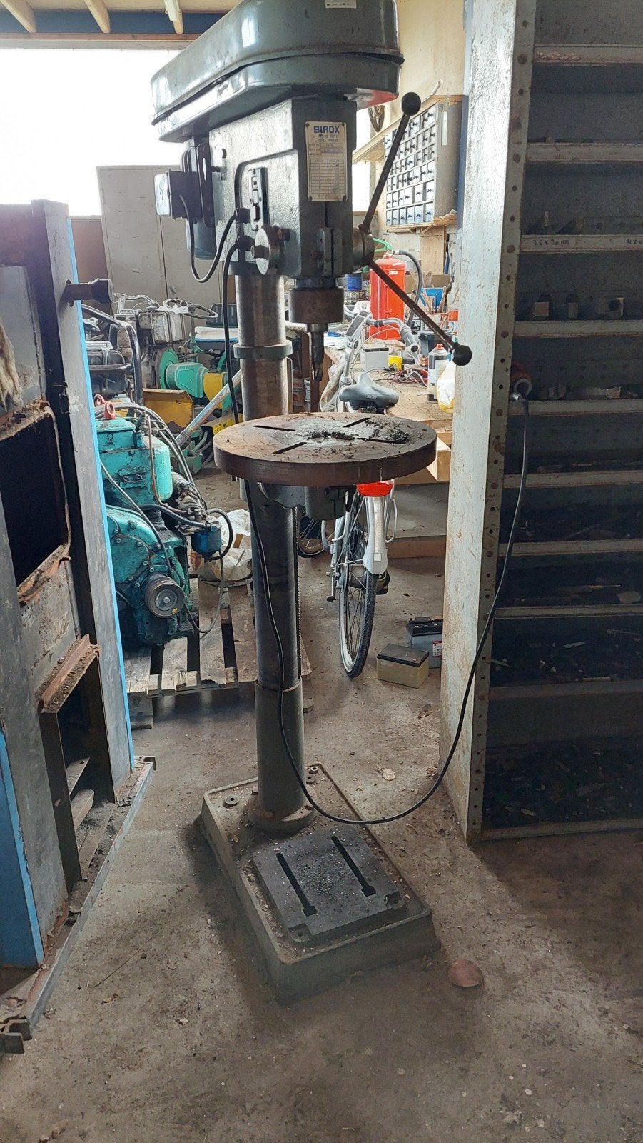 Kolomboormachine, Ophalen, Gebruikt, Variabele snelheid, Kolomboormachine