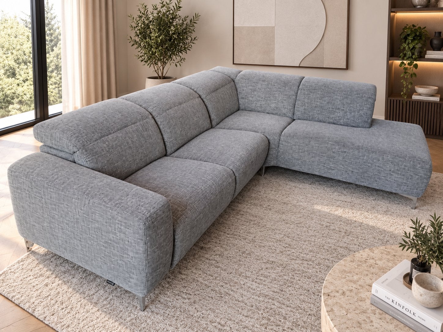 GRATIS LEVERING | MONTEL MOVED ELEKTRISCH HOEKBANK | ZGAN, Huis en Inrichting, 250 tot 300 cm, Hoekbank, Ophalen of Verzenden