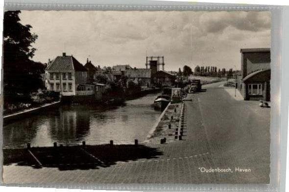 Oudenbosch Haven  uitg v. Overveld, Ophalen of Verzenden, 1960 tot 1980, Gelopen, Noord-Brabant