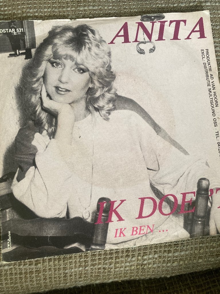 Anita - Ik Doe 't / Ik Ben... (Vinyl Single), Gebruikt, 7 inch, EP, Fotohoes