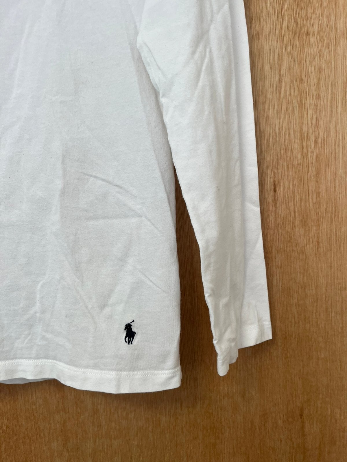 Polo Ralph Lauren longsleeve t-shirt wit - Maat L, Ophalen of Verzenden, Zo goed als nieuw, Maat 52/54 (L), Wit