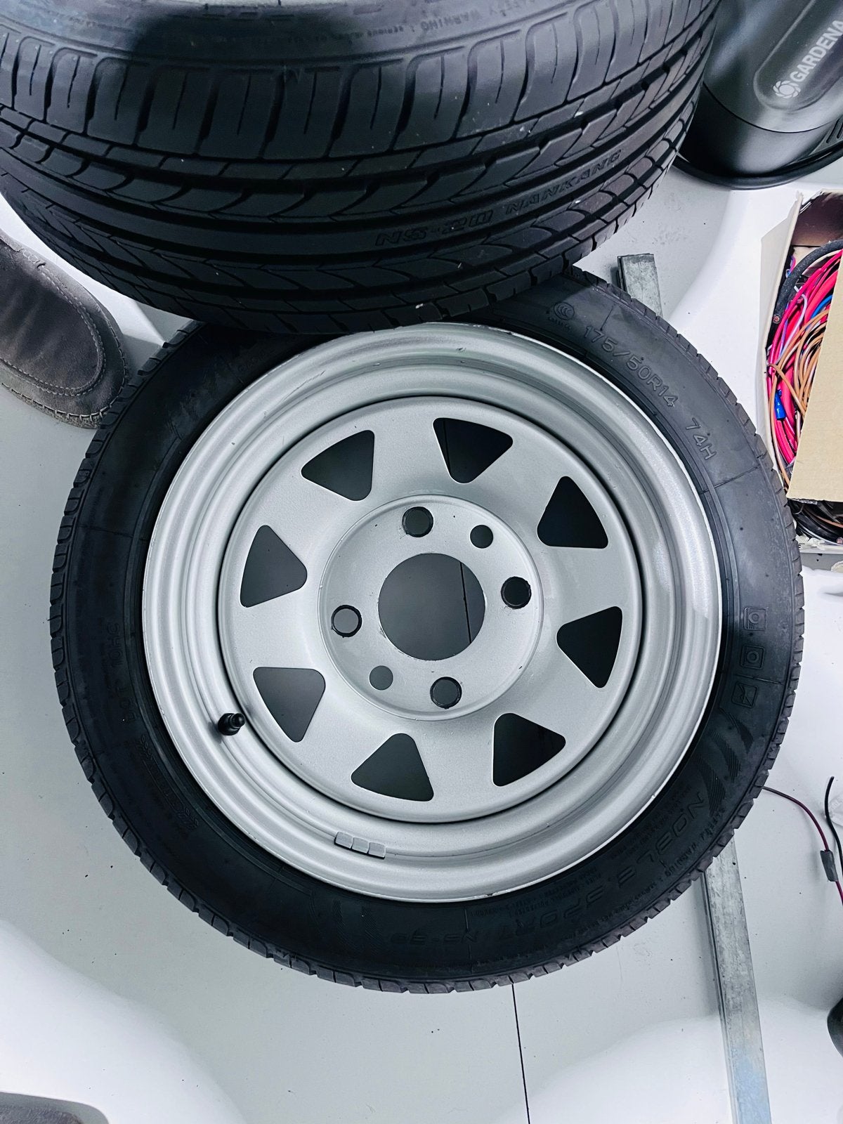 Mangels velgen met banden voor VW Kever/Buggy, Ophalen of Verzenden