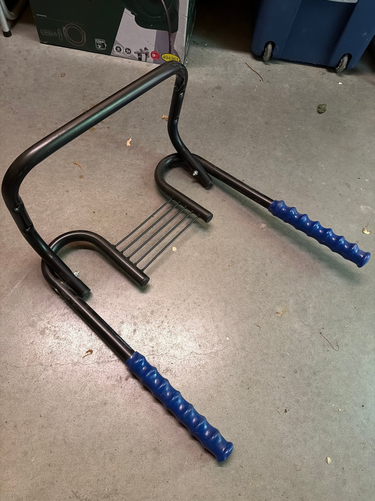 Muurbeugel fietsendrager voor garage of schuur, Ophalen, Gebruikt