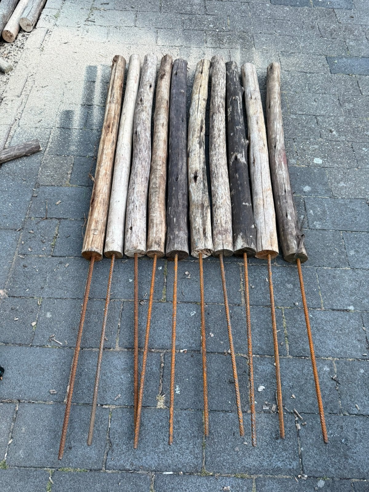 Prikpaal voor schapenhek / kippenhok, Ophalen, Nieuw, Minder dan 180 cm, Planken