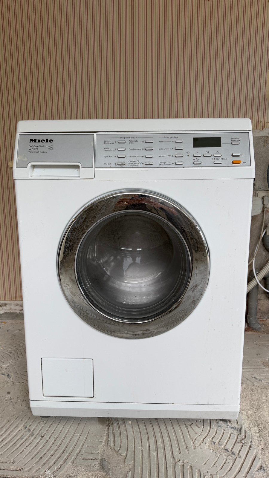 Miele wasmachine, Witgoed en Apparatuur, Wasmachines, Ophalen, 6 tot 8 kg, Gebruikt, Wolwasprogramma