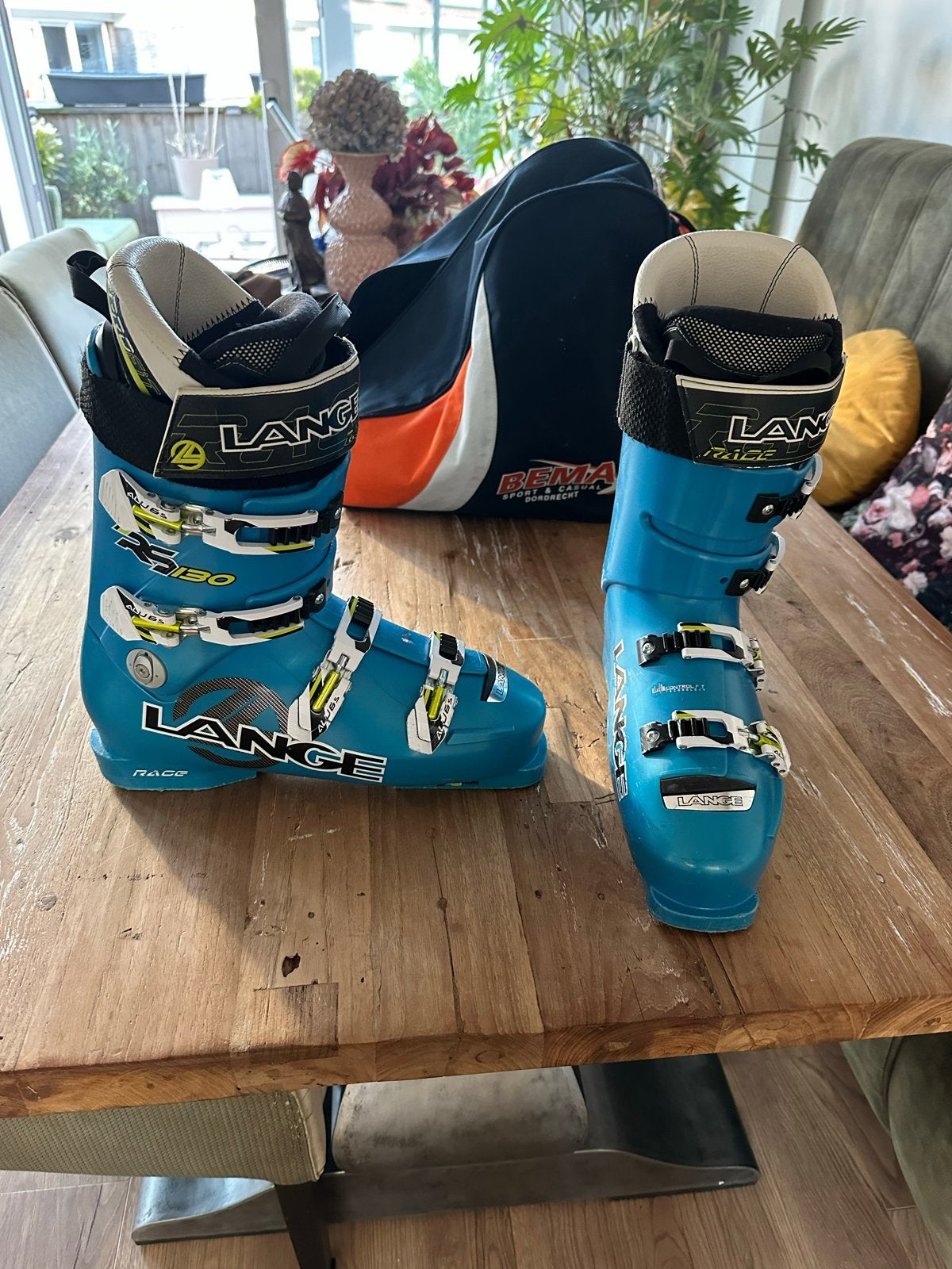 Lange Race RS 130 skischoenen - Maat 30-30.5 (346mm), Sport en Fitness, Skiën en Langlaufen, Gebruikt, 100 tot 140 cm, Schoenen