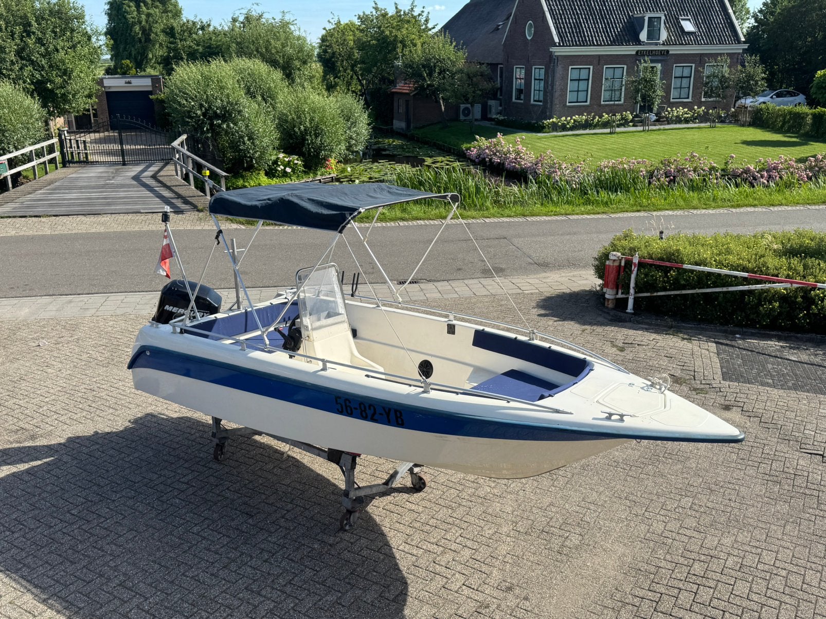 Askeladden 445 Seabird – Noorse kwaliteitsboot, Ophalen, 60 pk, Viertaktmotor, Zo goed als nieuw