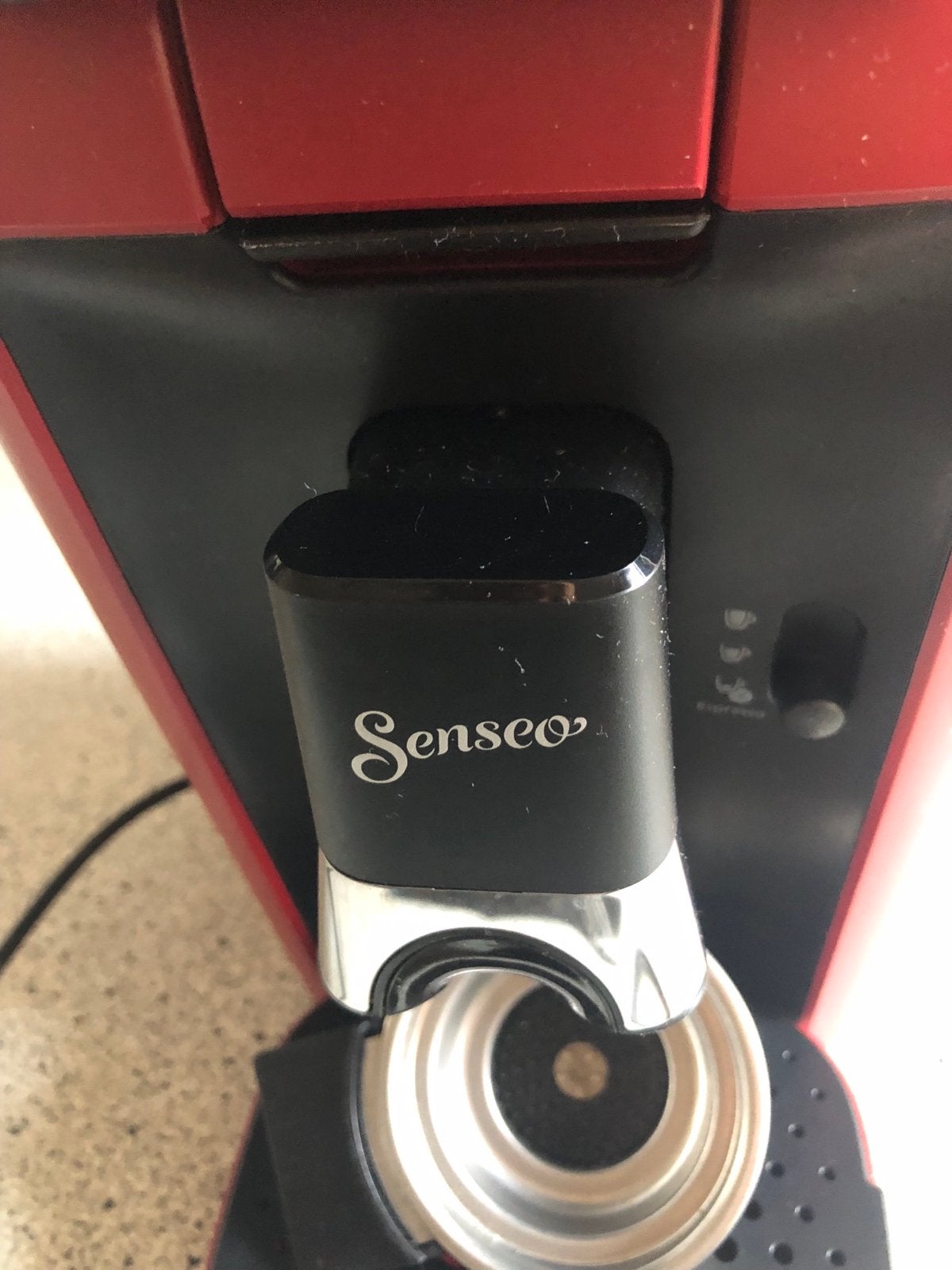 Philips Senseo Koffiezetapparaat Rood - Zo goed als nieuw, Ophalen, Koffiepads en cups, Gebruikt, Koffiemachine