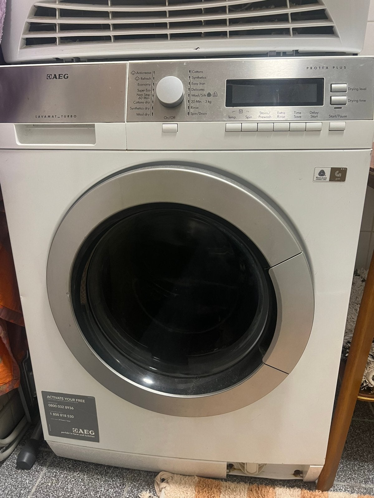 AEG wasmachine, Witgoed en Apparatuur, Ophalen, Niet werkend