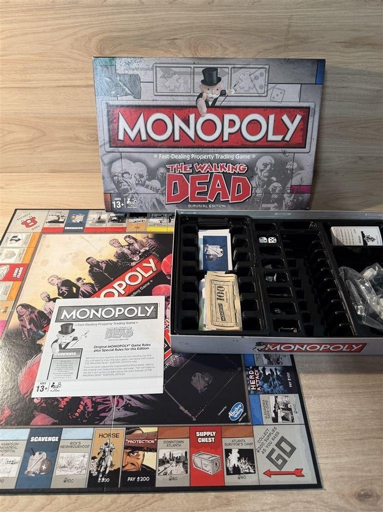 Monopoly the walking dead - s6716, Verzenden, Zo goed als nieuw