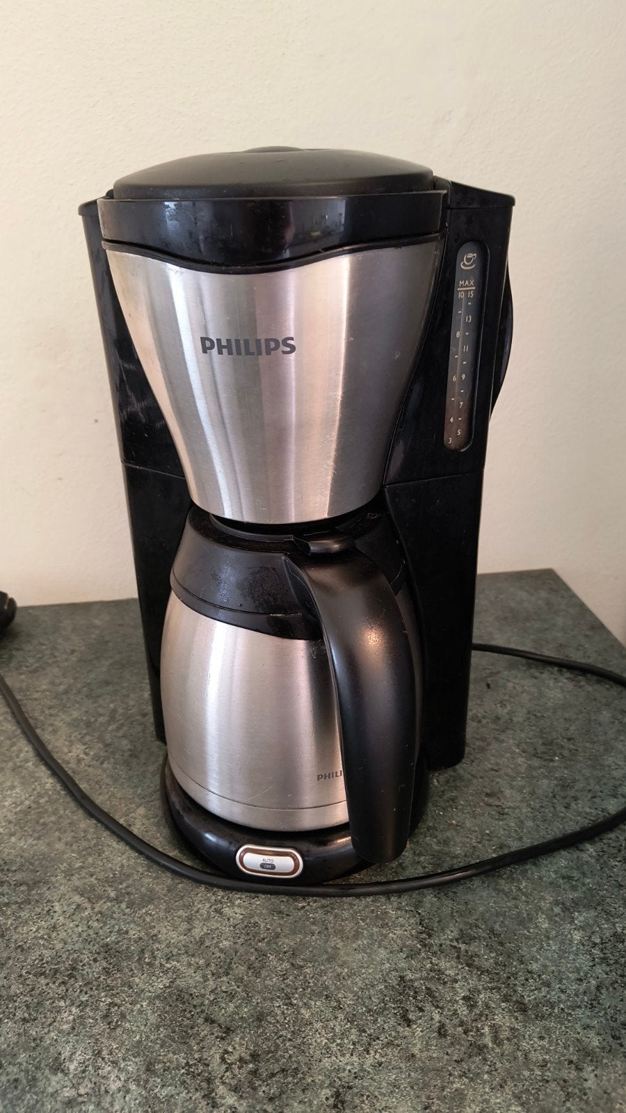 Philips Koffiezetapparaat met Thermoskan, Witgoed en Apparatuur, Koffiezetapparaten, Ophalen, Gebruikt, 10 kopjes of meer, Koffiemachine