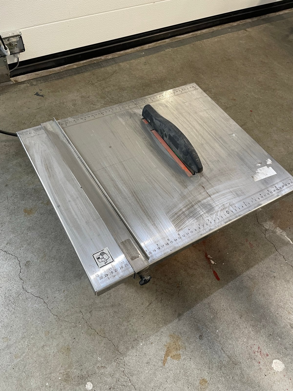 Rubi tegelzaag ND-200, 600mm, compleet en werkend, Ophalen, Gebruikt, Overige typen, 600 tot 1200 watt
