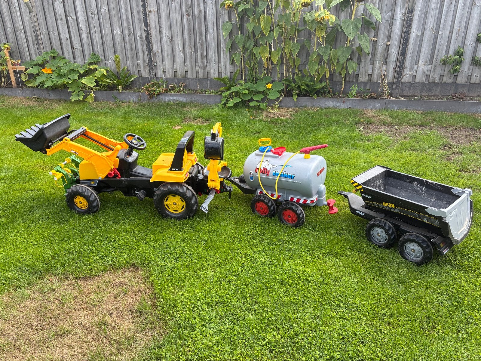 Grote JCB traptractor met aanhangers en accessoires, Ophalen, Gebruikt, Trapvoertuig
