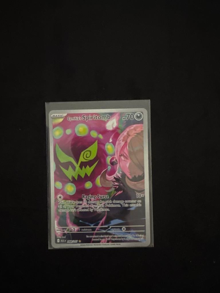 Cynthia's Spiritomb (Ascended Heroes) Pokémon kaart, Ophalen of Verzenden, Zo goed als nieuw, Losse kaart