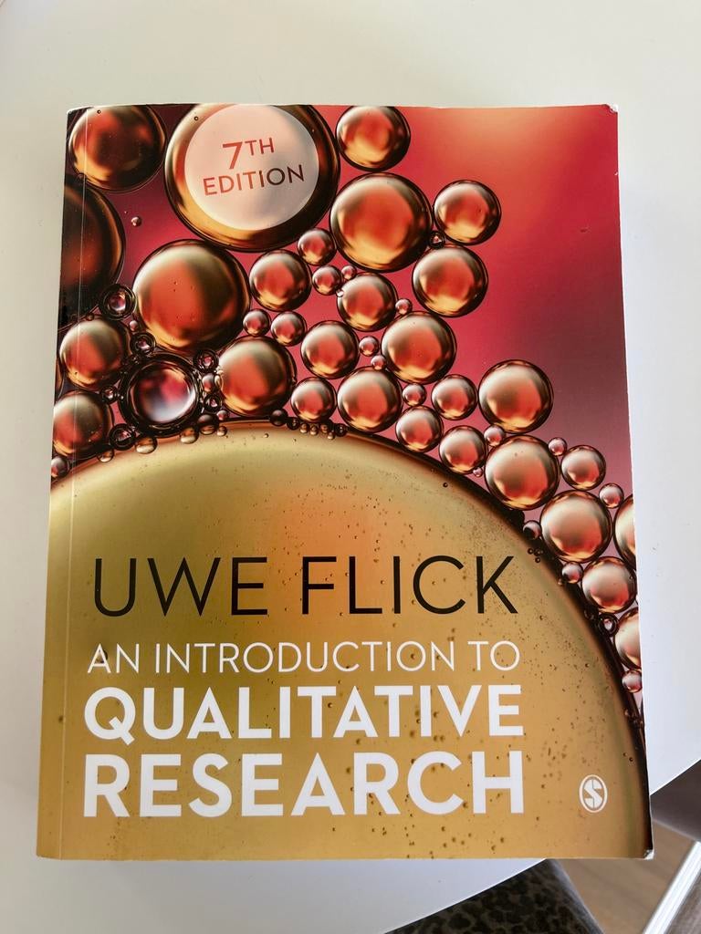 Uwe Flick - An Introduction to Qualitative Research, Boeken, Ophalen of Verzenden, Gamma, Zo goed als nieuw, HBO