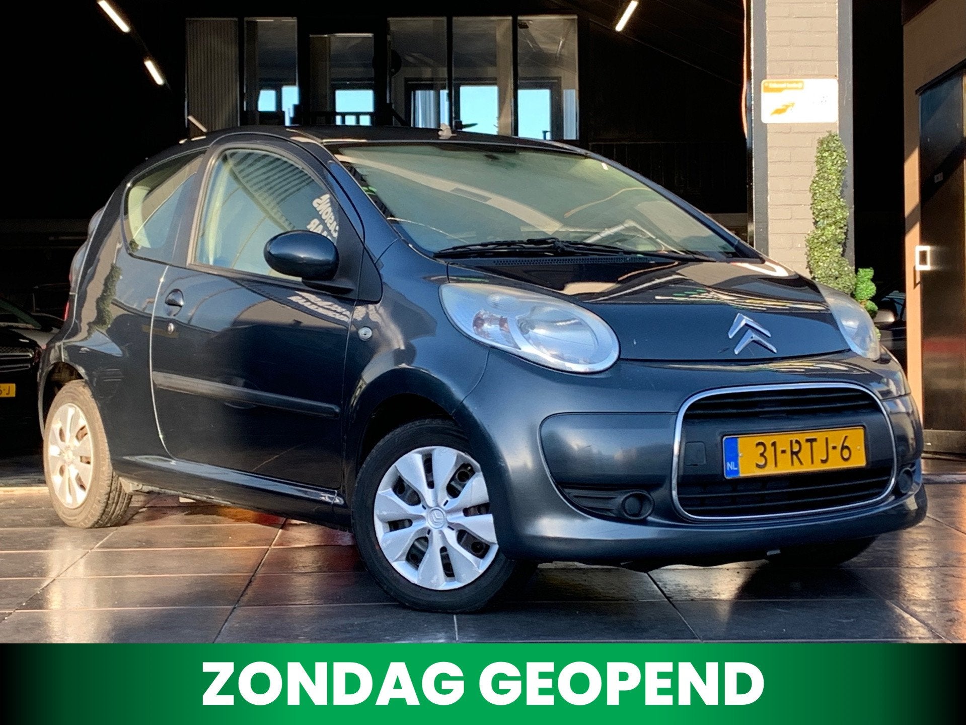 Citroen C1 1.0-12V Ambiance|Airco|El Ramen|Multimediascherm, Voorwielaandrijving, Euro 5, Stof, Gebruikt