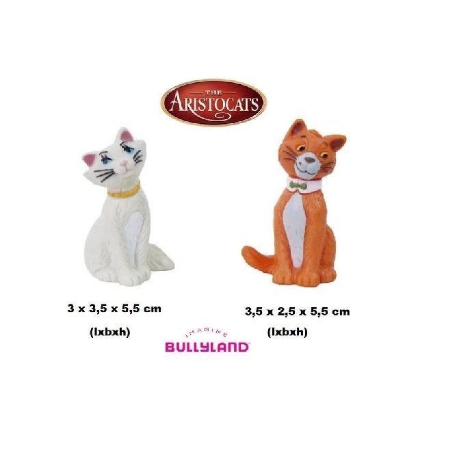 Bullyland -Aristokatten Set Duchess & Thomas O'Malley- NIEUW, Ophalen of Verzenden, Overige figuren, Zo goed als nieuw, Beeldje of Figuurtje
