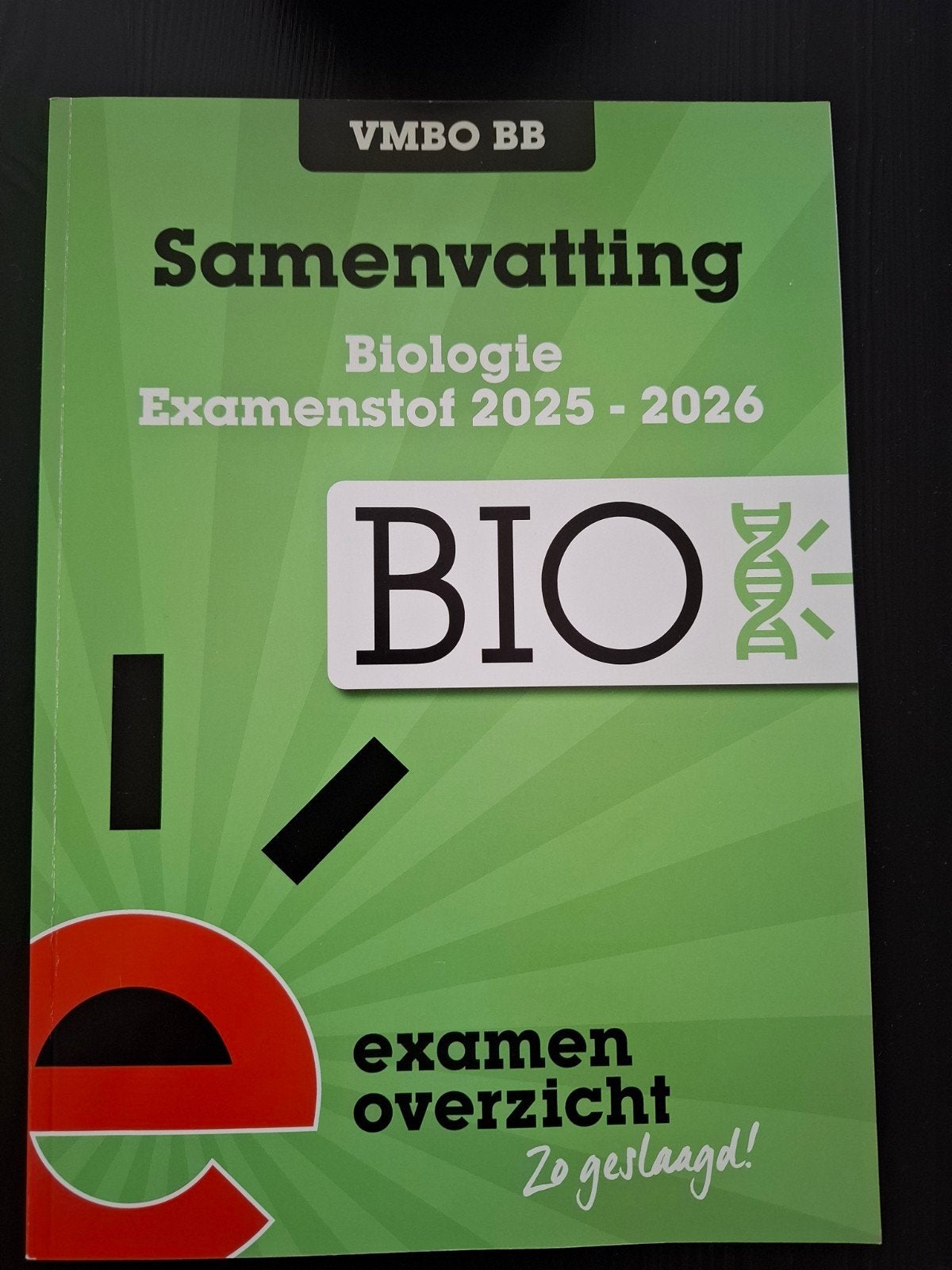 Samenvatting Biologie Examenstof 2025-2026, Ophalen of Verzenden, Nieuw, VMBO, Biologie