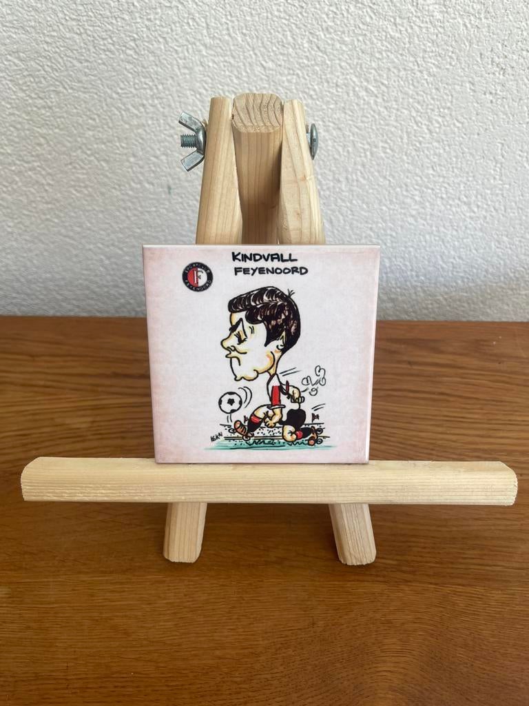 Kindvall Feyenoord tegeltje 11x11, Verzamelen, Ophalen of Verzenden, Zo goed als nieuw, Feyenoord