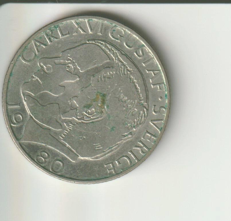 1 kroon 1980 zweden, Verzenden, Overige landen