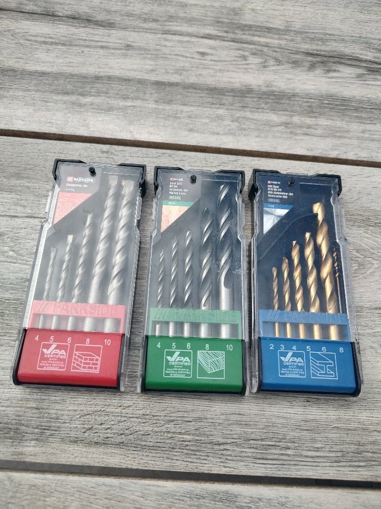 Set boren voor steen, metaal en hout. Nieuw, Ophalen of Verzenden, Nieuw, Kolomboormachine