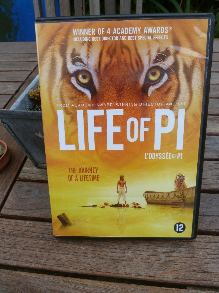 Life of Pi DVD - Winnaar 4 Academy Awards, Nederlands, Ophalen of Verzenden, Zo goed als nieuw, Vanaf 12 jaar