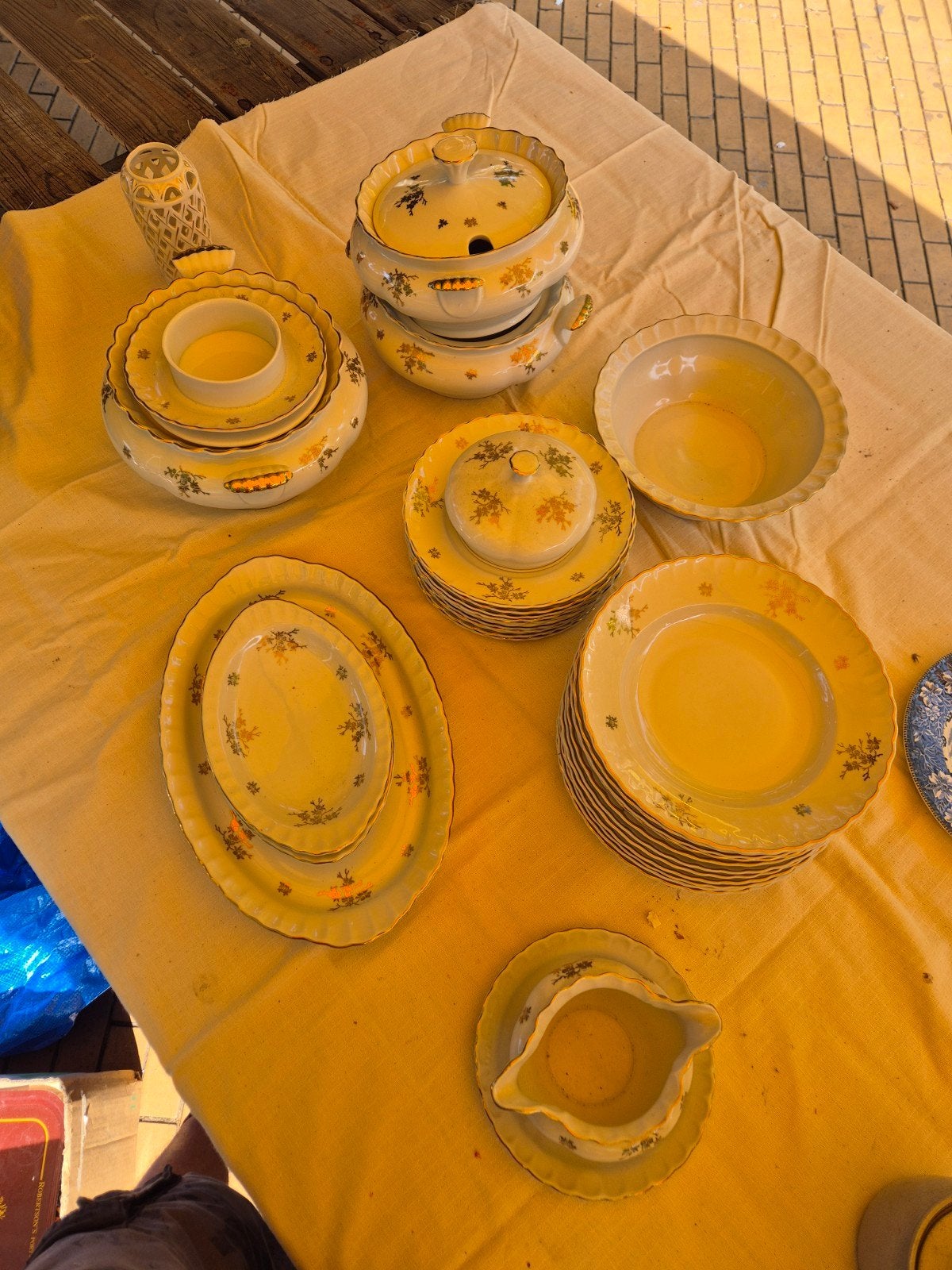 servies, Ophalen
