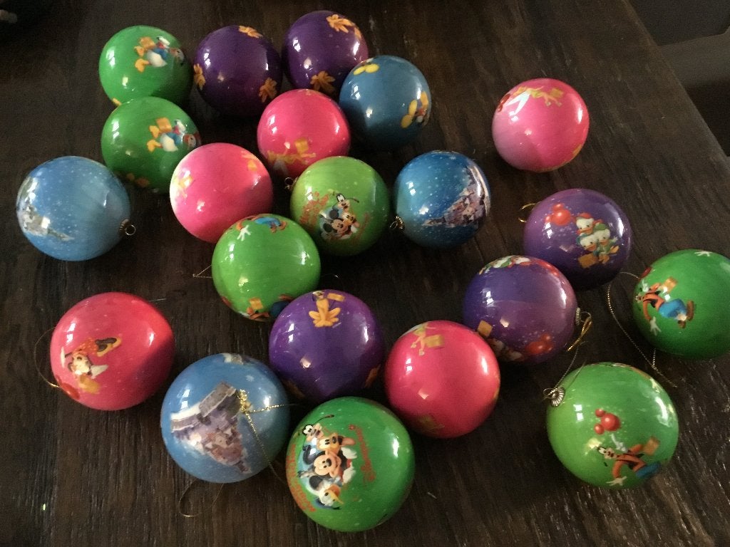 Disney kerstballen, Verzamelen, Ophalen of Verzenden, Overige figuren, Zo goed als nieuw, Overige typen