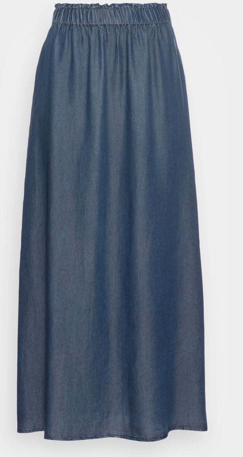 ONLY Denim Maxi Rok - Nieuw met kaartjes, Maat 38/40 (M), Blauw, Nieuw, Ophalen of Verzenden