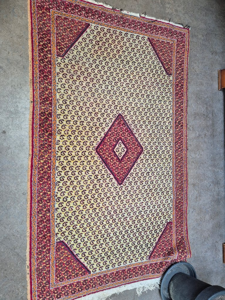 vloerkleed tapijt Perzisch 205x123 cm, Ophalen of Verzenden, Gebruikt, Rechthoekig, 200 cm of meer