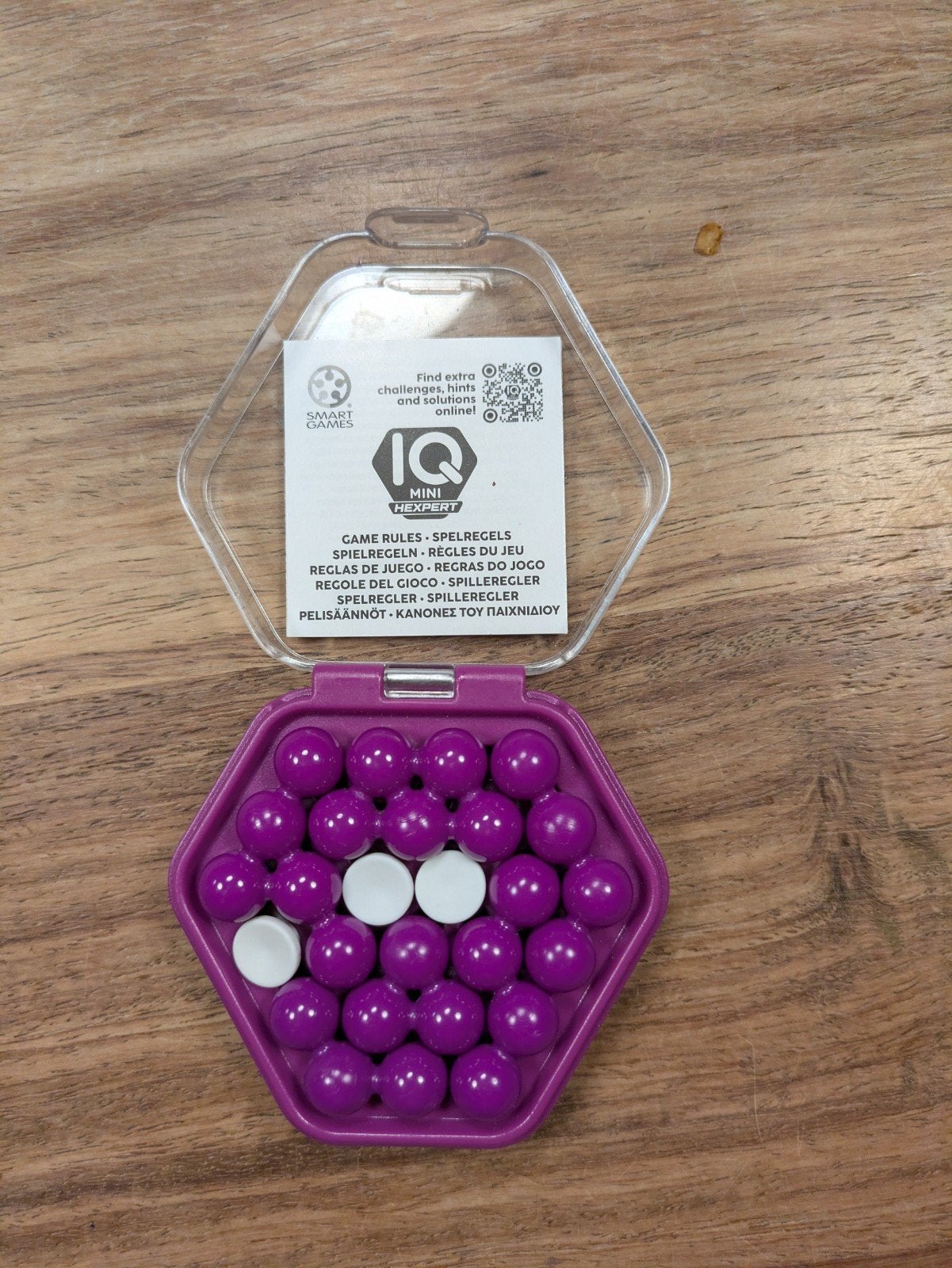 Smart Games IQ Mini Hexpert - Reisspel in goede staat, Ophalen of Verzenden, Zo goed als nieuw, Smart Games, Reisspel