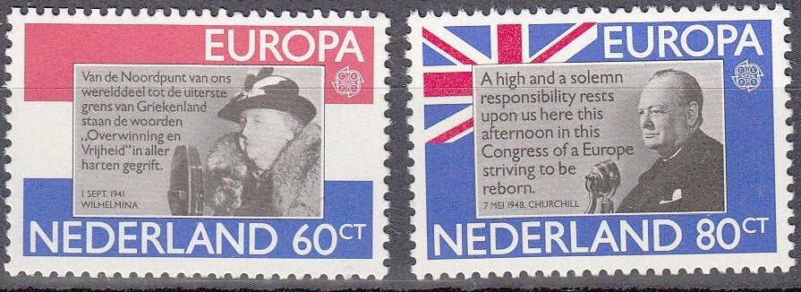 Nederland 1980 - nvph 1207-1208  - Europa CEPT, Ophalen of Verzenden, Na 1940, Postfris
