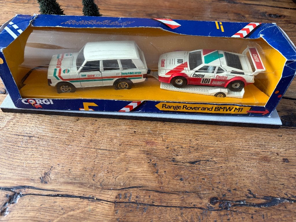 Corgi Range Rover BMW M1 set, Ophalen of Verzenden, Nieuw, Auto