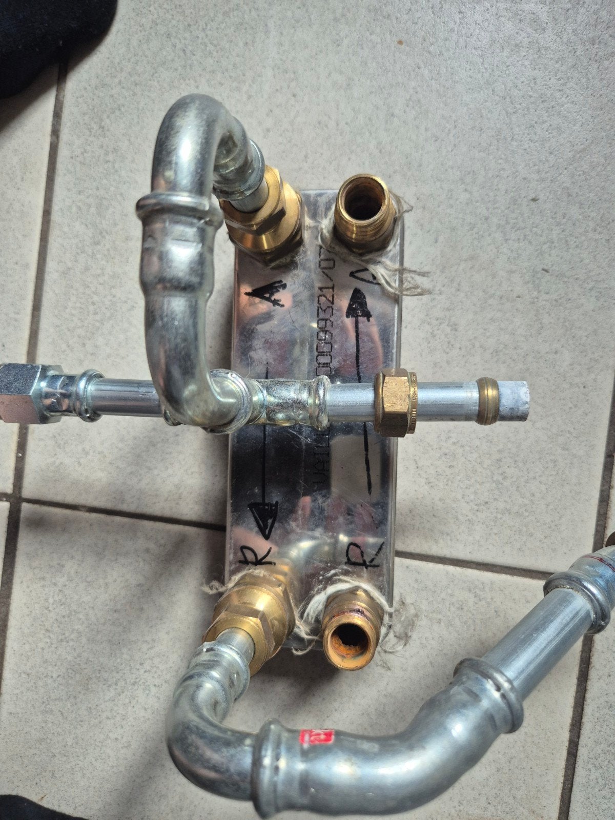 Warmtewisselaar, 30 tot 80 cm, Gebruikt, Cv-ketel of Combi-ketel, Minder dan 60 cm