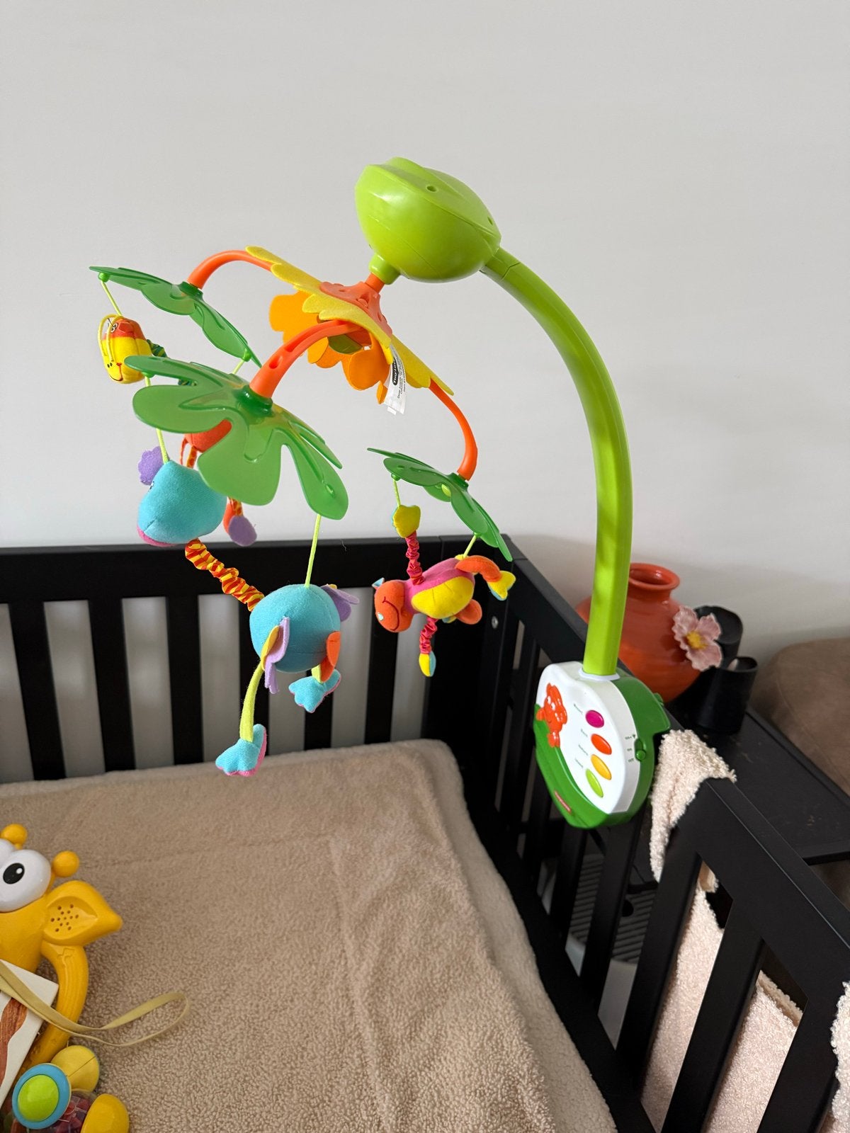 Tiny Love Boxmobiel met Muziek en Licht, Kinderen en Baby's, Ophalen of Verzenden, Zo goed als nieuw, Mobiel, Met licht