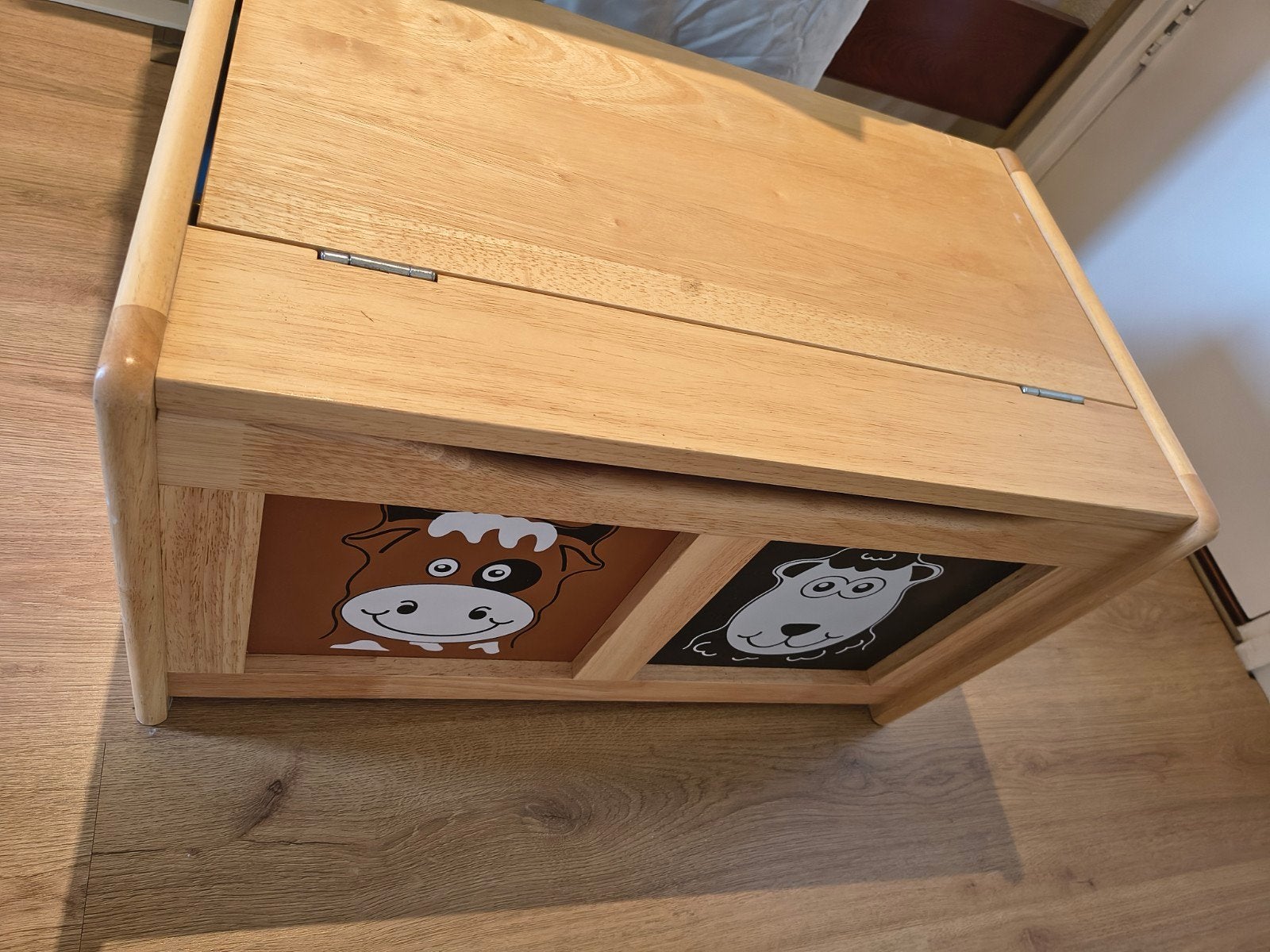 kinder klepbankje/speelgoed kist, Ophalen, Minder dan 50 cm, Gebruikt, 50 tot 100 cm