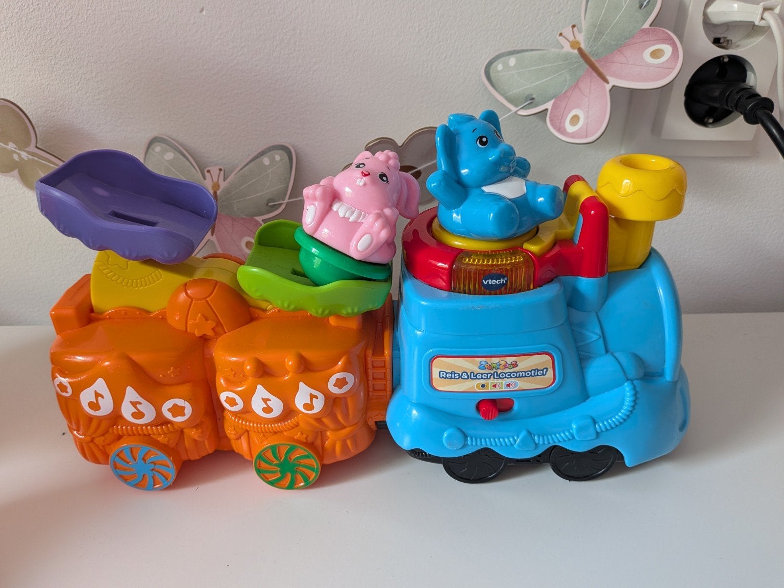 VTech Rups & Leer Locomotief met dieren, Ophalen, Gebruikt