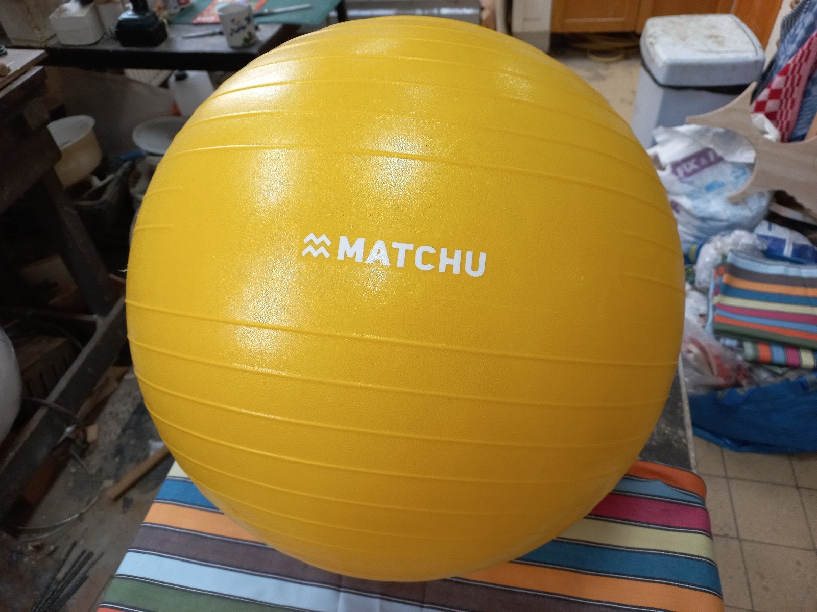 Matchu Fitnessbal 45 cm - Anti-burst, Sport en Fitness, Ophalen of Verzenden, Nieuw, Buik, Fitnessbal