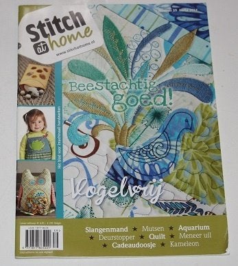 Stitch at home - 118005, Ophalen of Verzenden, Gelezen, Borduren en Naaien