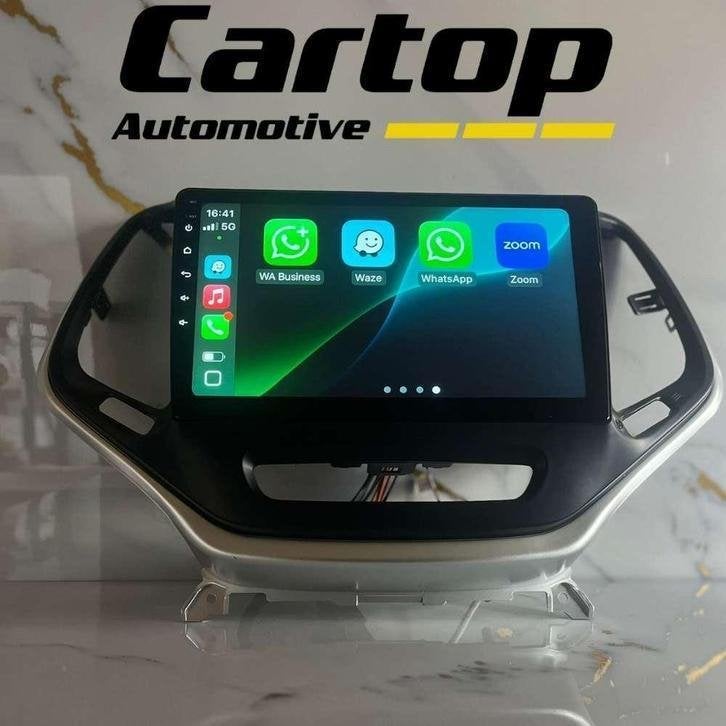 Jeep Cherokee 2014-2018 Autoradio • CarPlay Android Auto, Auto diversen, Meridiaan 42, Zo goed als nieuw, Info@cartop-automotive.nl
