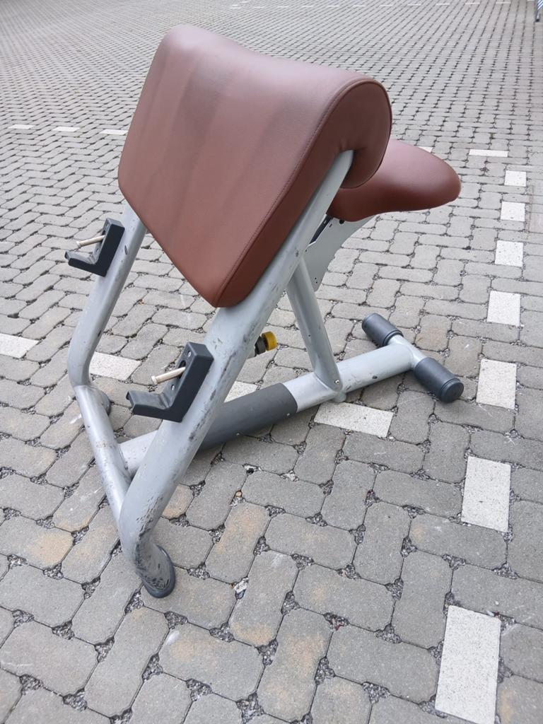 Technogym Selection Scott curl bankje, Sport en Fitness, Fitnessmaterialen, Ophalen, Zo goed als nieuw, Overige typen