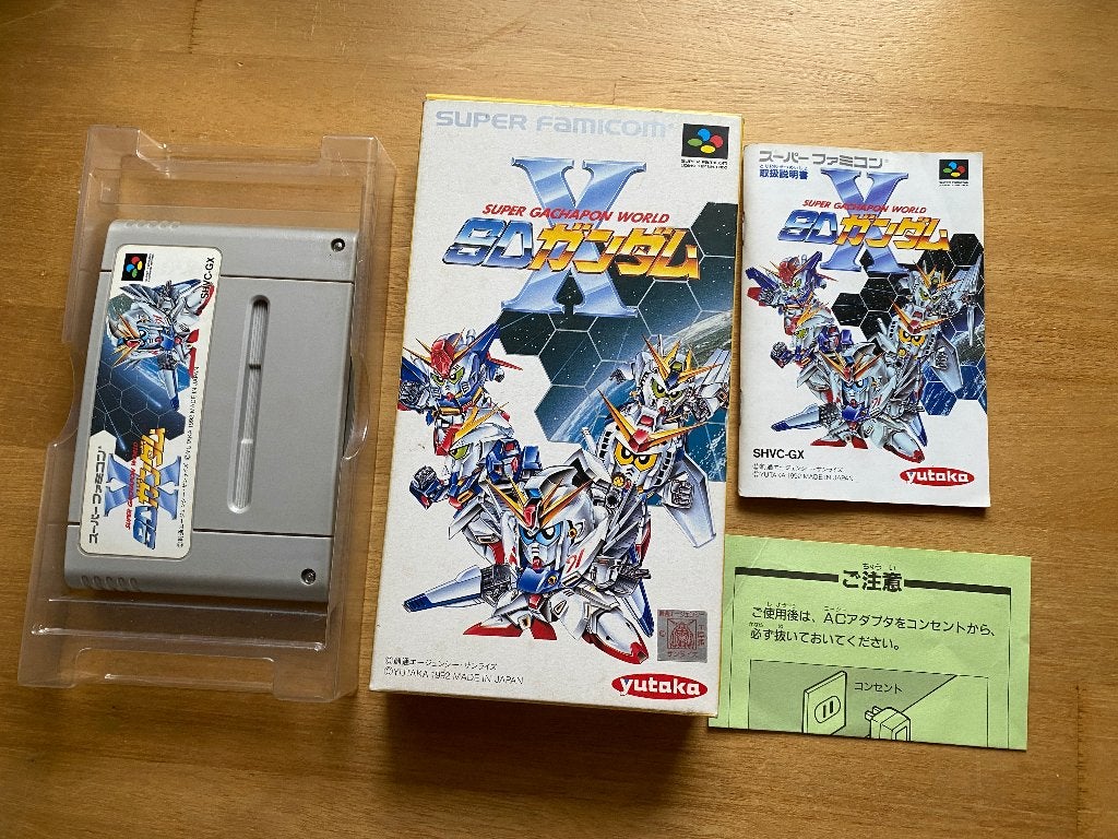 SD gundam X super famicom, 1 speler, Ophalen of Verzenden, Zo goed als nieuw, Vanaf 3 jaar