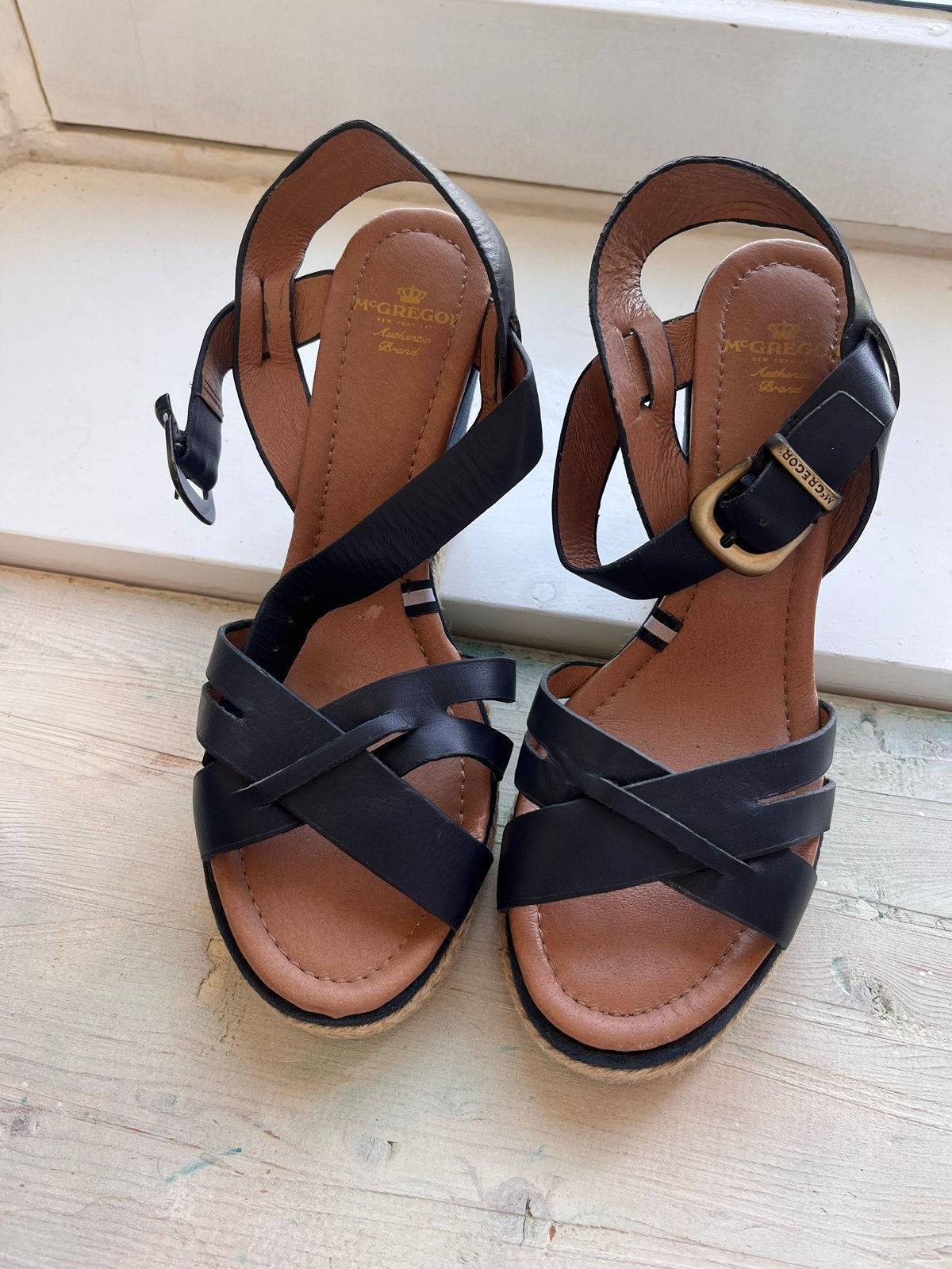 Zgan McGregor schoenen, sandalen, maat 39, marineblauw, Blauw, Zo goed als nieuw, Sandalen of Muiltjes, Ophalen of Verzenden